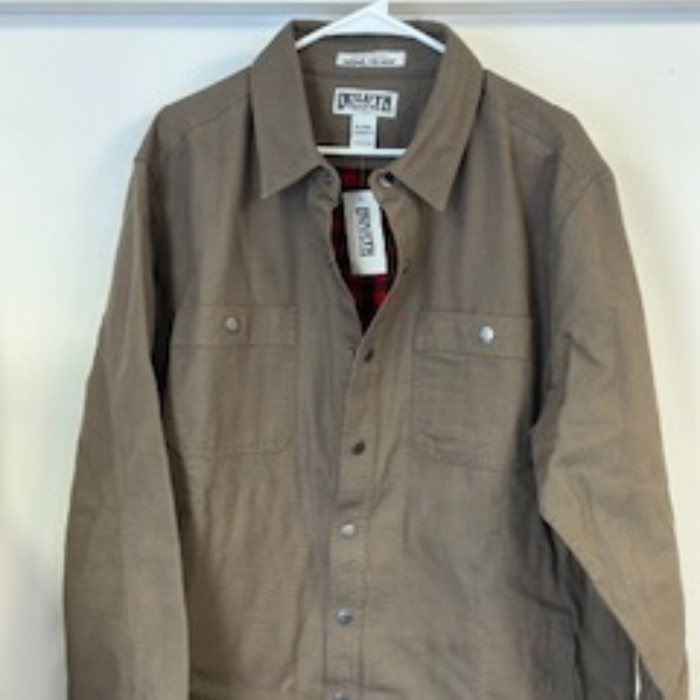 Duluth Trading Men's Fire Hose Flannel-Lined Button Down XL Tall